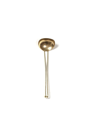 Brass Ladle With Curve
