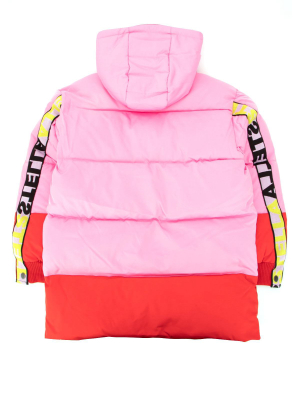 Stella Mccartney Kids Logo Tape Padded Jacket