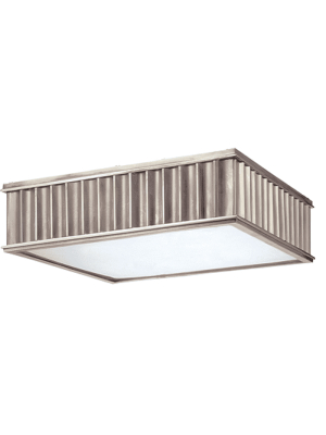 Middlebury 3 Light Flush Mount Historic Nickel