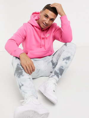 Nike Club Hoodie In Pink