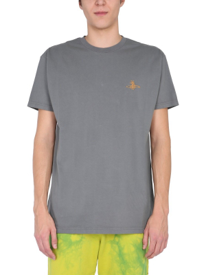 Vivienne Westwood Logo Embroidered T-shirt