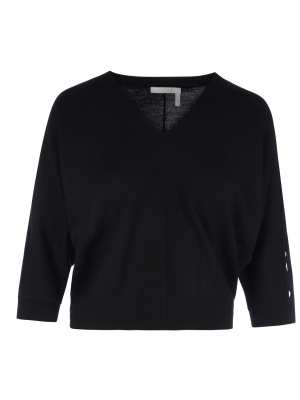 Chloé Bat-sleeved Knitted Jumper