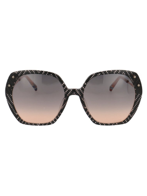 Missoni Hexagon Frame Sunglasses