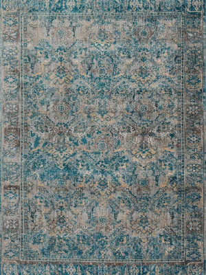 Loloi Magnolia Home Rug Kivi Kv-08, Fog/mediterranean