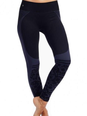 Nux Active Flower Legging Charcoal