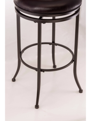 Cameron Swivel 26" Counter Height Barstool Metal/charcoal - Hillsdale Furniture