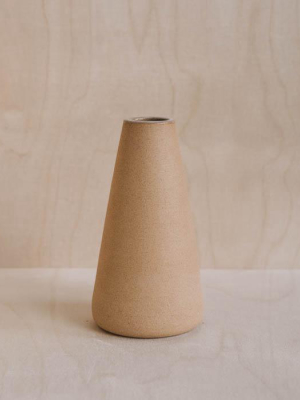 Small Cone Vase - Raw Sand