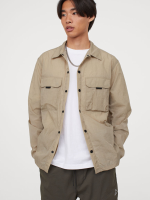 Nylon Shirt Jacket