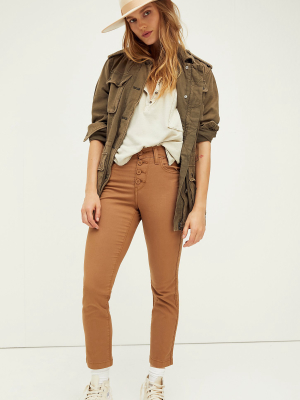 724 High Rise Straight Crop Utility Pants