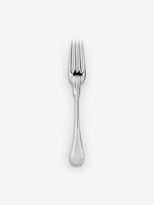 Consulat Dessert Fork In Silver Plate By Puiforcat