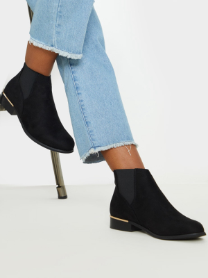 Black Wide Fit Chelsea Boot