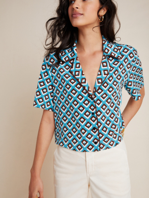 Diane Von Furstenberg Cheryl Silk Blouse