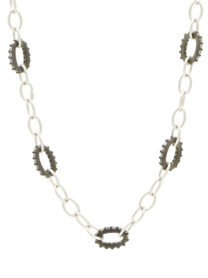 Alternating Chain Link Necklace