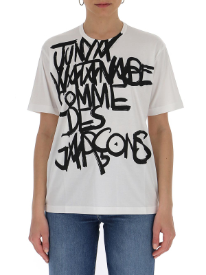 Junya Watanabe Comme Des Garçons Logo Print T-shirt