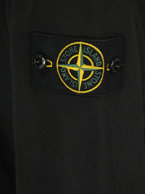 Stone Island Logo Patch Hoodie