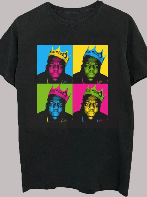 Men's Notorious B.i.g. Short Sleeve Graphics T-shirt - Black