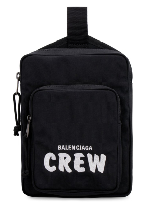 Balenciaga Crew Print Messenger Bag