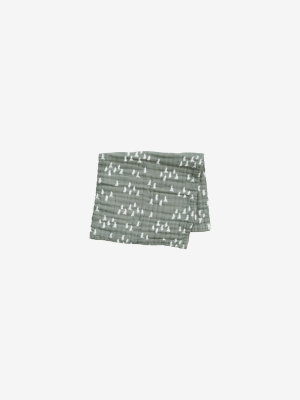 Cotton Muslin Burp Cloth - Pines