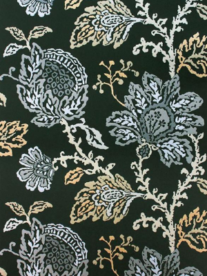 Coromandel Wallpaper In Black, Gold, And Silver By Nina Campbell For Osborne & Little