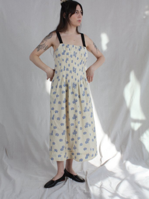 Virginia Dress Shibori Silk Cotton