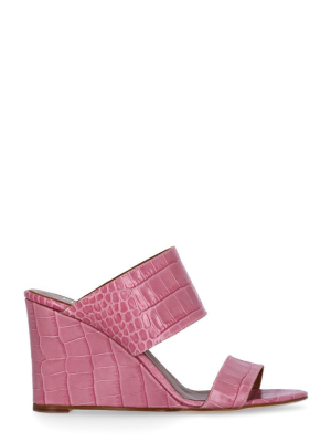 Paris Texas Embossed Strapped Sandals