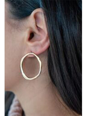 Brass Ring Earrings