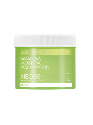 Neogen Dermalogy Green Tea Moist Pha Gauze Peeling 190ml (30 Pads)