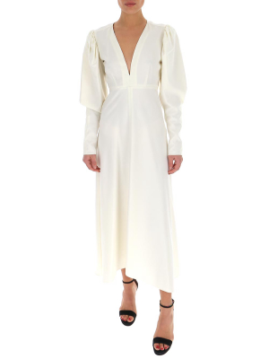 Isabel Marant Puff-sleeve Midi Dress