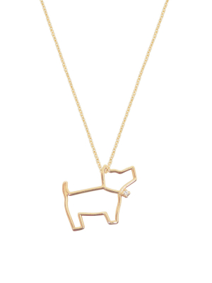 Perrito Pendant Necklace