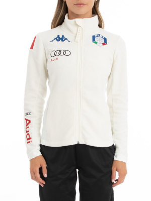 6cento 688 Fisi Fleece Jacket - White