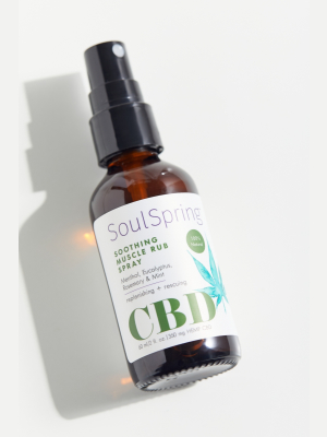 Soulspring Soothing Cbd Muscle Rub Spray