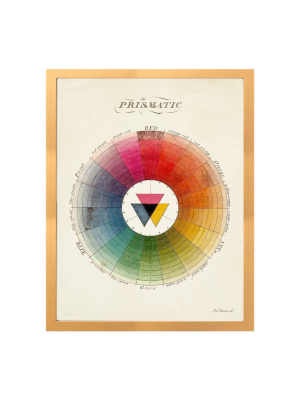 Prismatic Color Wheel Print