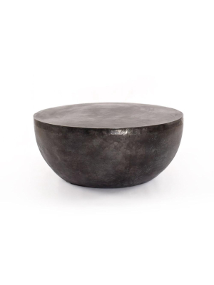 Basil Outdoor Coffee Table-aged Grey