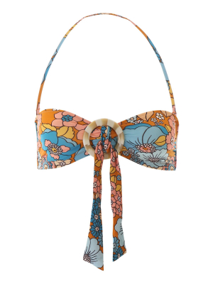 Dodo Bar Or Floral Print Bikini Top