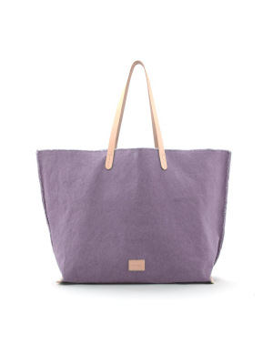 Hana Canvas Boat Bag - Thistle