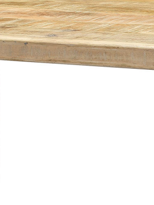 Jamie Young Farmhouse Dining Table In Natural Wood