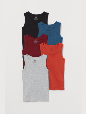 5-pack Cotton Tank Tops