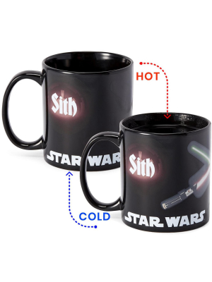 Seven20 Star Wars Jedi/sith Clash - 20oz Heat-reveal Ceramic Mug