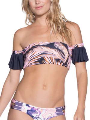 Maaji Columbian Paradise Off The Shoulder Bikini Top 2133sfa01