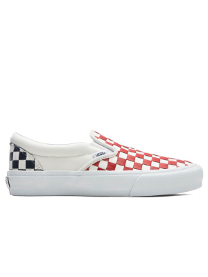 Vans Vault Classic Slip-on Vlt Lx - Red/blanc