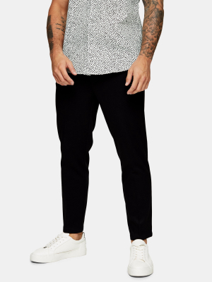 Black Ponte Skinny Pants