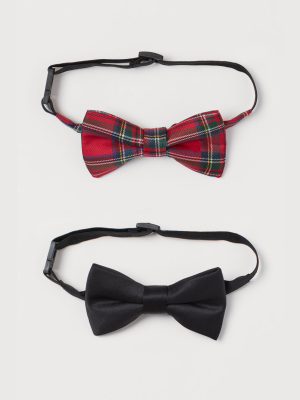 2-pack Patterned Bow Ties