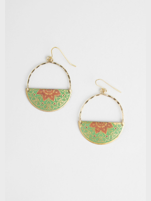 Every Now And Zen Half Circle Earrings