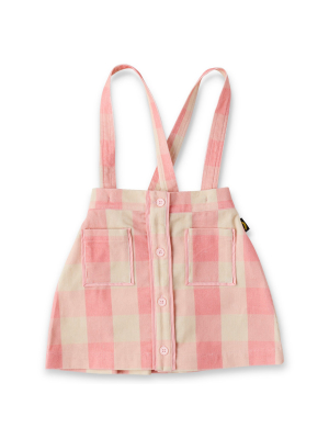 Strawberries & Cream Corduroy Pinafore