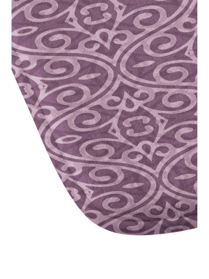 Wagner Campelo Boho Volutes Lavender Memory Foam Bath Mat Purple - Deny Designs