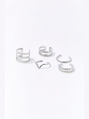 Cutout Toe Ring Set