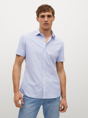 Slim-fit Short-sleeve Shirt