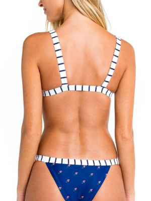 Wildfox Jessie Bikini Bottom In Navy