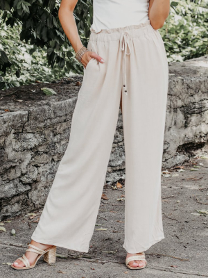 Stephanie Linen Flare Pants