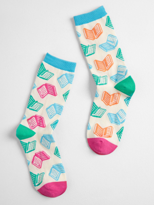 Rainbow Reader Unisex Socks